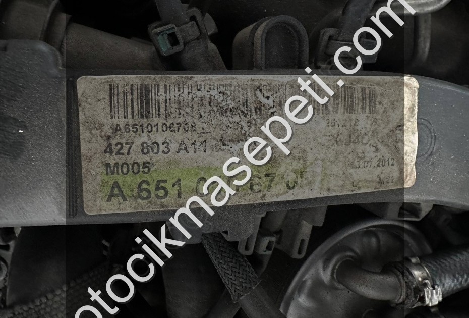 MERCEDES C 220 CDI E 220 CDI OM651 651010 KOMPLE MOTOR