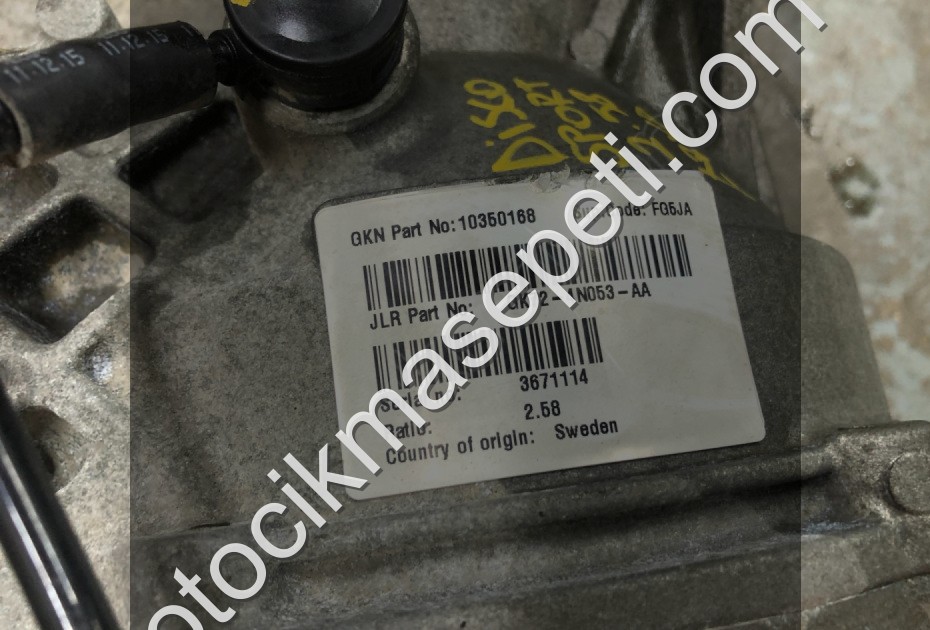 DISCOVERY SPORT L550 ARKA DEFRANSİYEL KOMPLE 2.58 ORAN LR072726