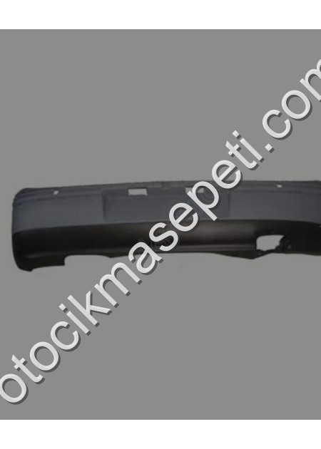 Seat Ibiza Arka Tampon Gri/Siyah Bant Delikli Tyg 20002001