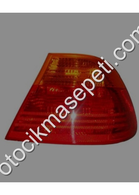Bmw 3 E46 Coupe Dış Stop Lambası Sağ Sarı/Kırmızı Duysuz Tyc Uyum - BMW Çıkma Parça
