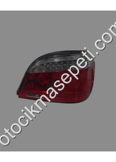 Bmw 5 E60 Stop Lambası Sağ Kırmızı/Beyaz Ledli/Duylu M5 E Marklı - BMW Çıkma Parça