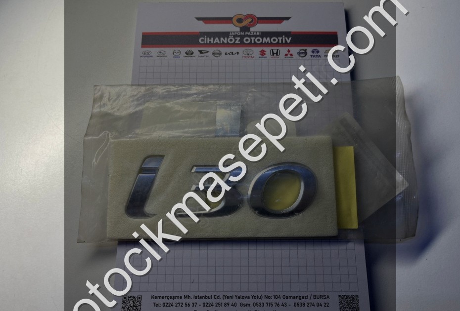 HYUNDAİ İ30 KROM BAGAJ ARMA YAZI 08-12