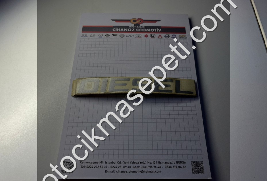 HYUNDAİ (DİESEL) YAZI - Hyundai Oto Çıkma Parça