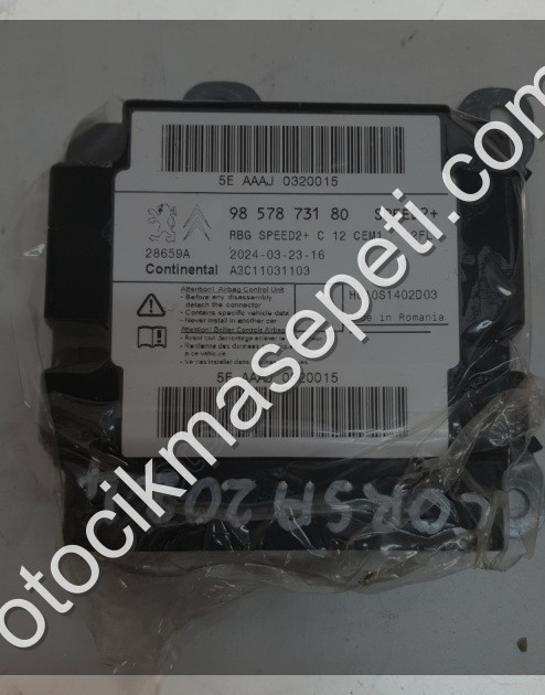 opel corsa f 2024 çıkma orjinal airbag beyni (son fiyat)