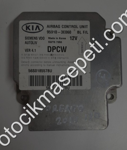 kia sorento 2010 çıkma orjinal airbag beyni (son fiyat)