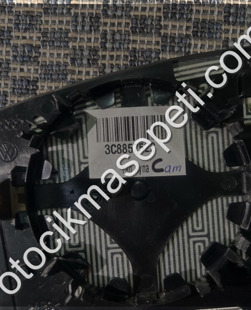 3C8857522 Sağ Ayna Camı VW Passat-CC-Scirocco-Eos Uyumlu