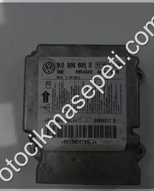 1K0909605R JETTA GOLF SEAT SKODA AİRBAG BEYNİ