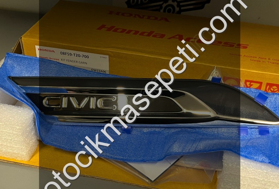 HONDA CİVİC FE1 ÇAMURLUK YAZISI ORJİNAL SIFIR 08F59T20700