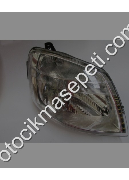 Citroen Berlingo Far Lambası Sağ Manuel 6 Fişli Ayfar Uyumlu 2004 - Citroen Çıkma Parça