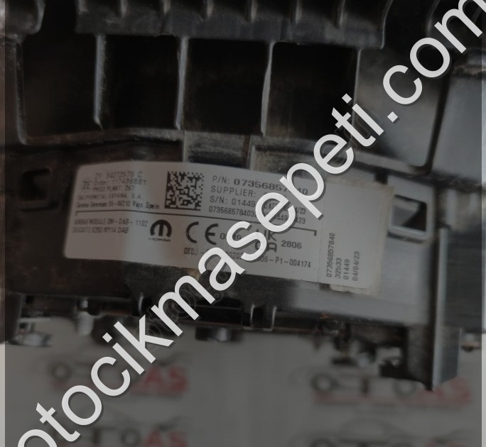 2023 CİTROEN JUMPER SÜRÜCÜ AİRBAG 07356857840