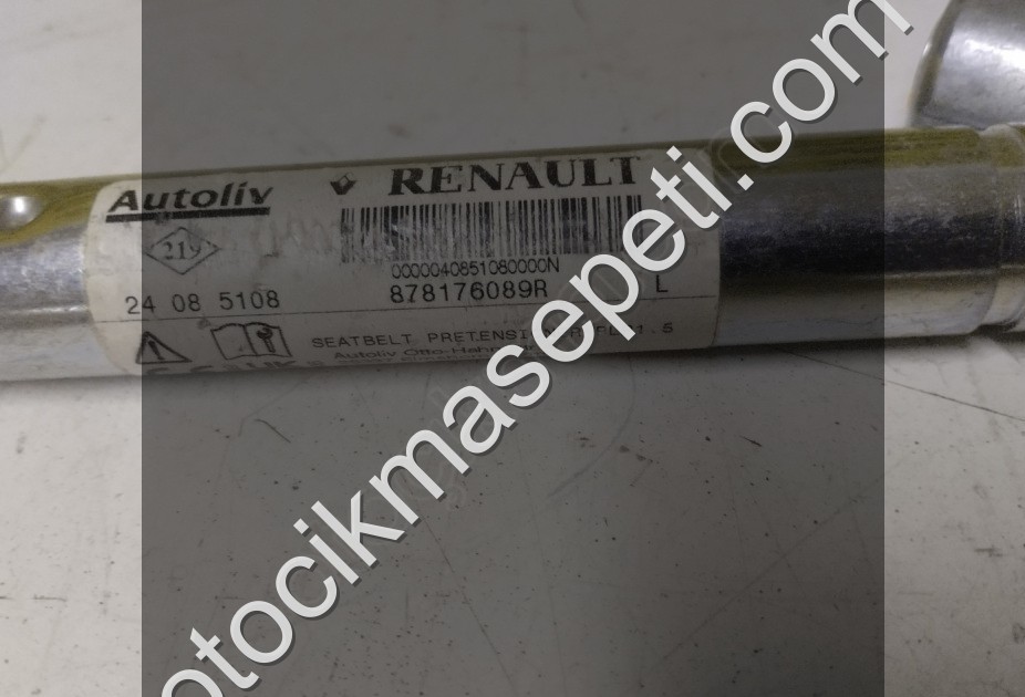 878176089R 878163402R RENAULT MEGANE 4 EMNİYET KEMER FÜNYESİ R-L
