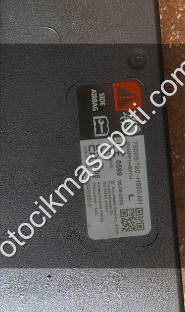 HONDA CİVİC FE1 KOLTUK AİRBAG SOL ÖN 2021-2024