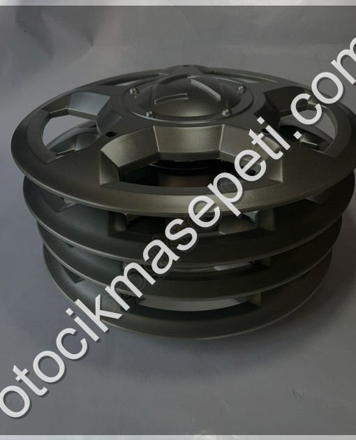 KARSAN J10 JANT KAPAĞI TAKIMI GRİ RENK - İSTENİRSE BEYAZ MEVCUT