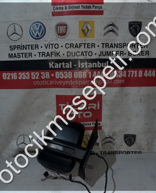 Volkswagen Yeni Crafter Çıkma Orjinal Sol Ayna