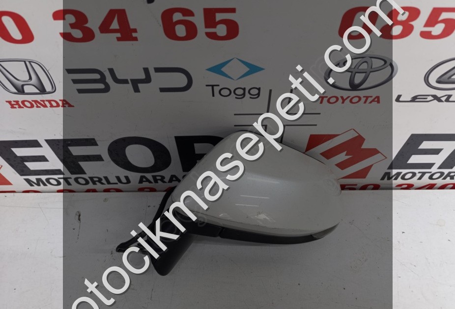 TOYOTA COROLLA KOMPLE SOL AYNA ÇIKMA ORİJİNAL PARÇA