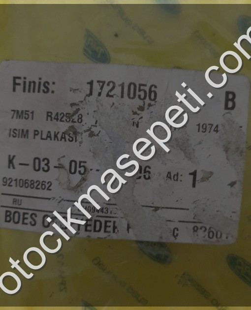 ford c max yazı sıfır orjinal 7m51r42528ae