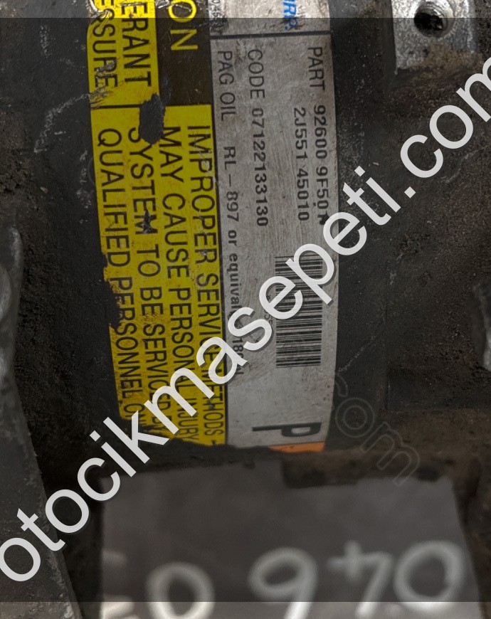 926009F501 NISSAN PRİMERA-ALMERA 1.6-2.0 Klima Kompresörü