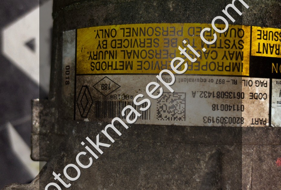 8200309193 RENAULT MEGANE 2-SCENIC 2 1.6-2.0 Klima Kompresörü