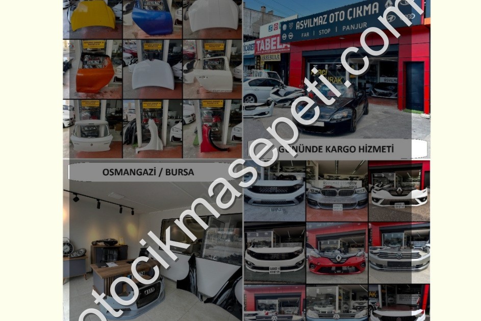 PASSAT B8 ÖN TAMPON FARLI SET ORJİNAL SİYAH