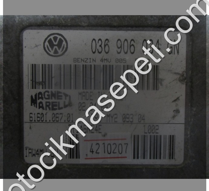 Skoda Fabia Motor Beyni 036906034GN IAW4MV.GN