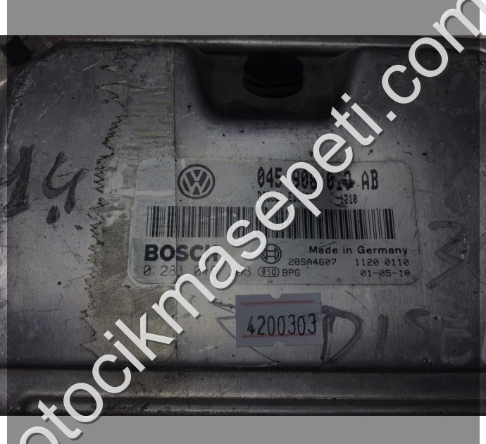 Volkswagen Polo 1.4 Motor Beyni 0281010503 045906019AB EDC15P