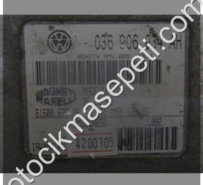 Seat Ibiza 1.4 Motor Beyni 036906034AH IAW4MV.AH