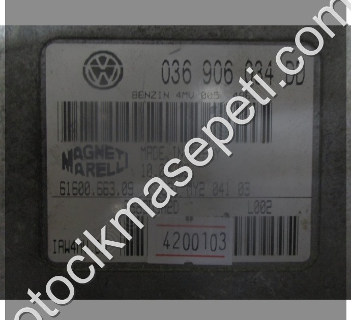 Volkswagen Polo 1.4 16V Motor Beyni 036906034DD IAW4MV.DD