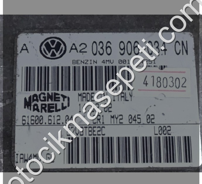 Volkswagen Golf Motor Beyni IAW4MV.GC 036906034CN