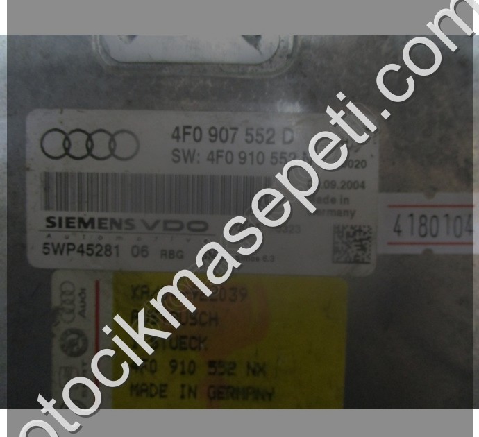 Audi A6 Motor Beyni 5WP4528106 4F0907552D
