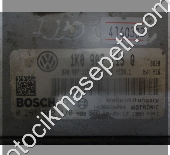 Volkswagen Golf 5 Motor Beyni MED9.1 1K0907115Q 0261S02470