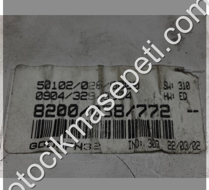 Renault Megane 1 Otomatik Gösterge Paneli 8200038772