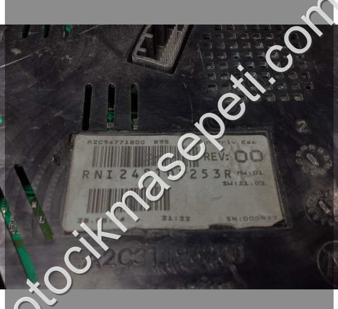 Renault Fluence Gösterge Paneli RNI248107253R A2C94771800