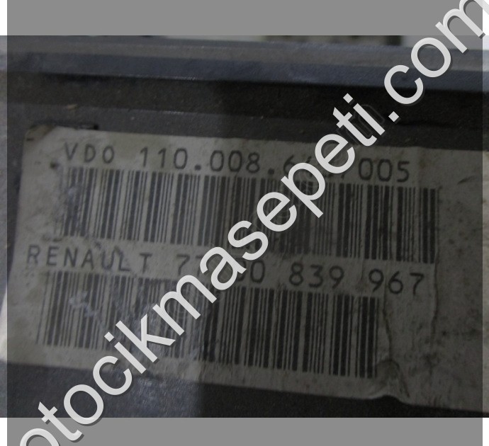 Renault Safrane Kilometre Saati Gösterge Paneli 7700839967