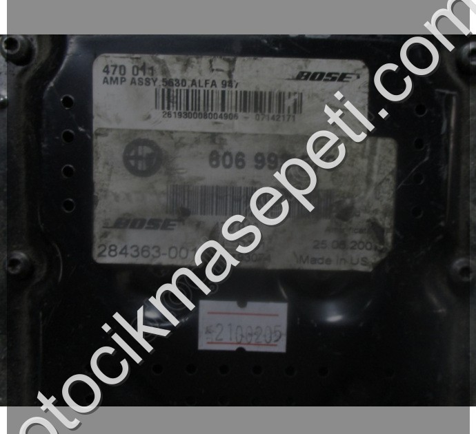 Alfa Romeo 947 GT Ses Amplifikatörü 606993570