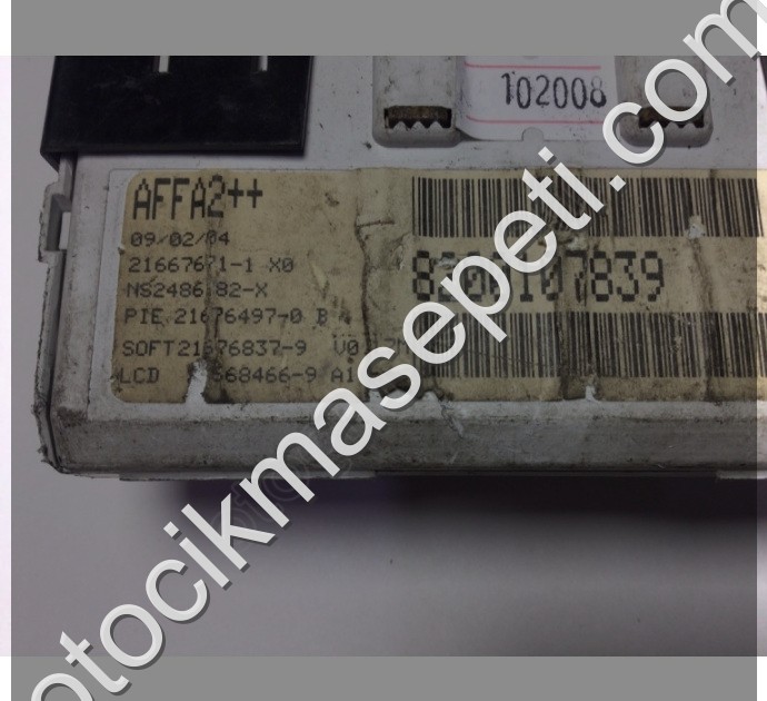 Renault Pano Radyo Göstergesi 8200107839 21667671-1