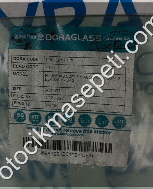 HYUNDAİ ACCENT ERA ÖN KAPI CAMI