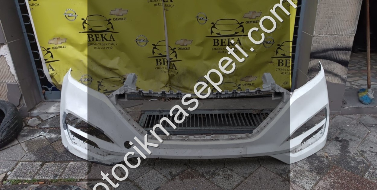 HYUNDAİ 2015-16 TUCSON ÖN TAMPON BEYAZ ÇIKMA ORJİNAL  YEDEK PARÇA - Detay Görseli 2