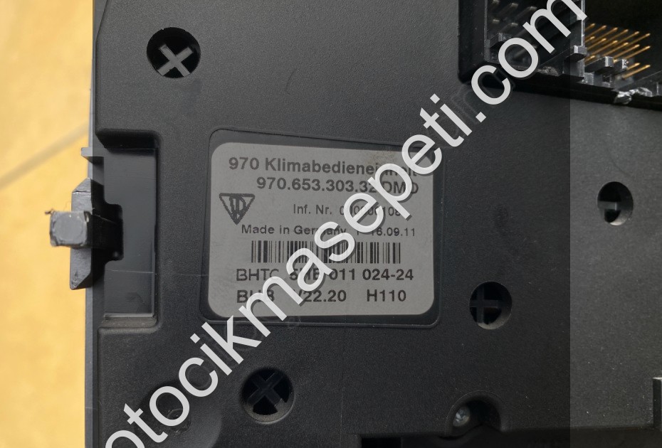 PANAMERA ÖN KONSOL KLİMA  TUŞU ISITMALI SOĞUTMALI 97065330332