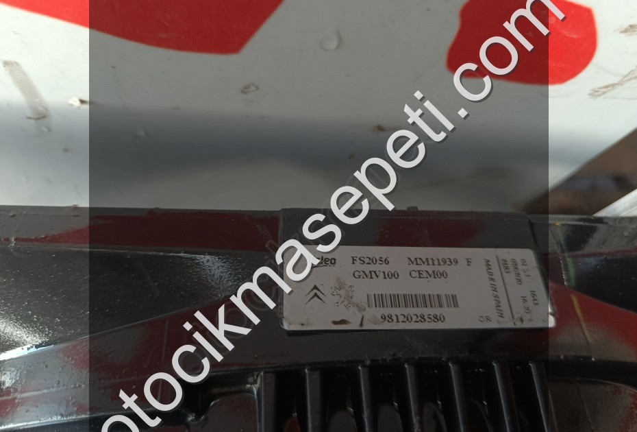 PEUGEOT 208 FAN ORJİNAL ÇIKMA PARÇA 9812028580 - Detay Görseli 3