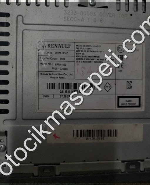 03436 RENAULT FLUENCE / MEGANE 3 TEYP