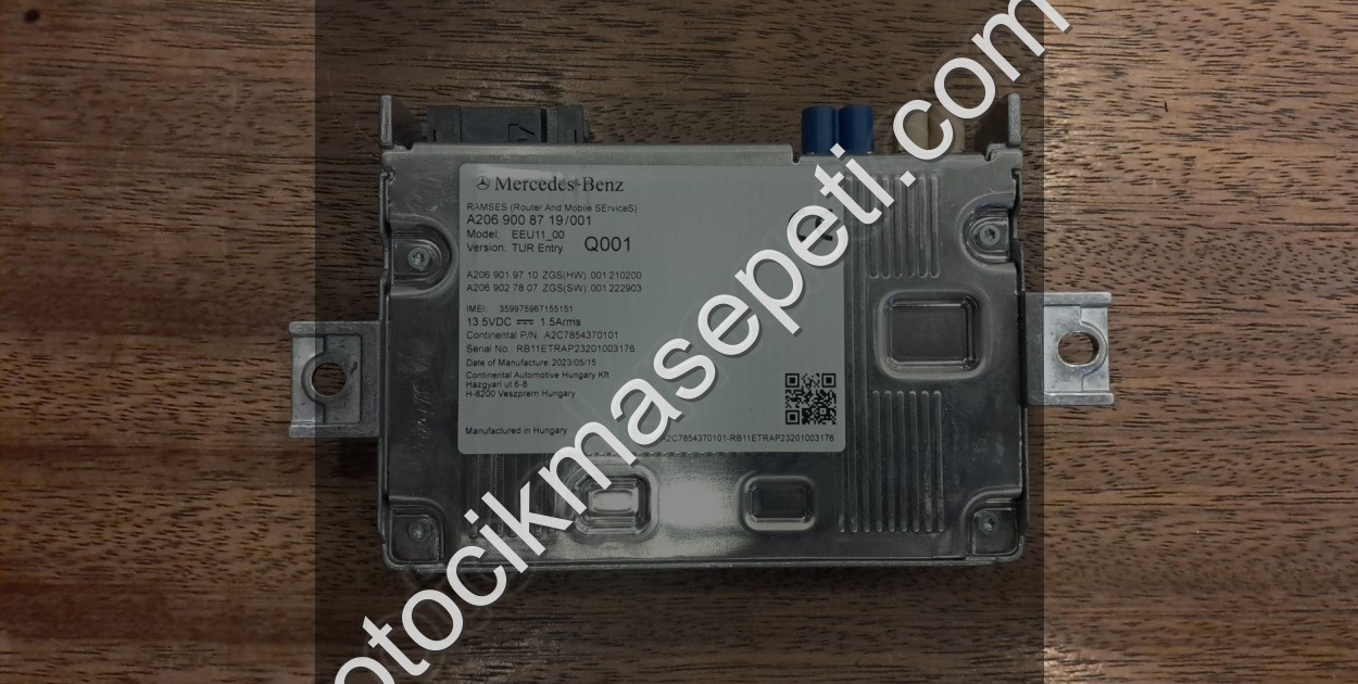 Mercedes Benz W206 Ses Kontrol Modülü A2069006323