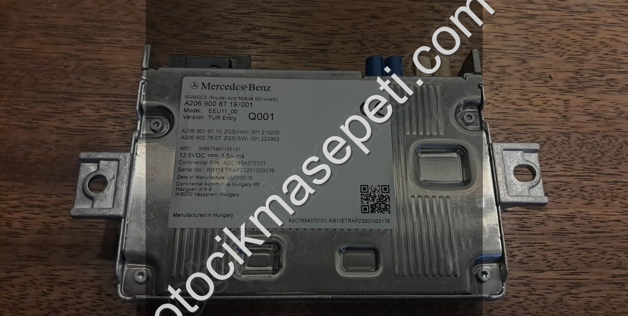 Mercedes Benz W206 Ses Kontrol Modülü A2069006323