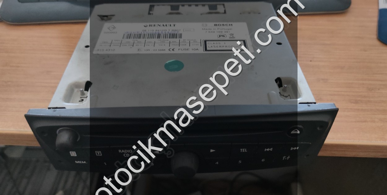 Renault Clio 3 oto teyp 281156412R