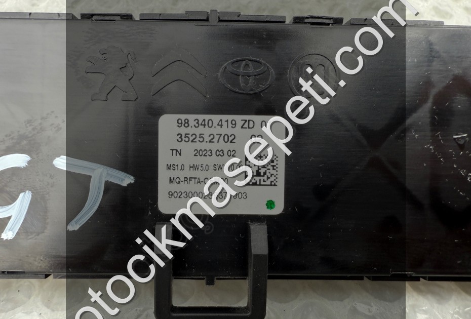98340419ZD Peugeot Rifter GT Klima Kontrol Paneli ORJİNAL