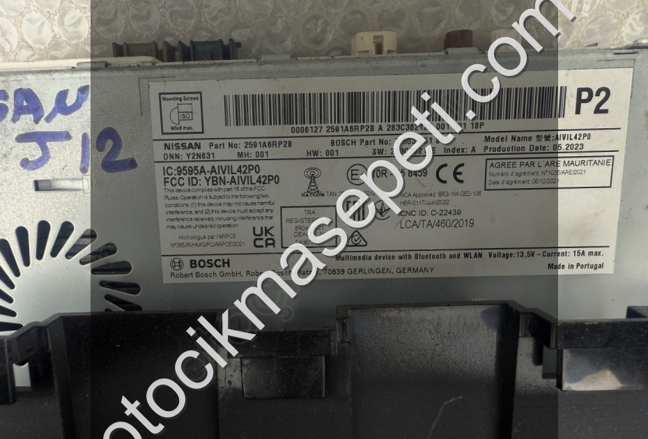 Nissan Qashqai J12 Multimedya ORJİNAL