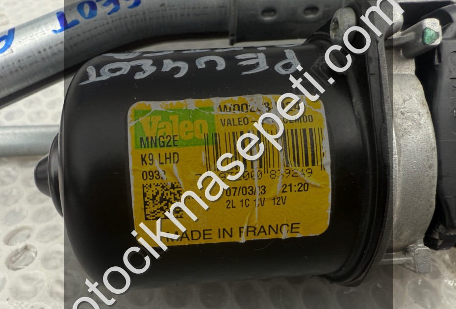 9816558880 Peugeot Rifter Ön Cam Silgi / Silecek Motoru ORJİNAL