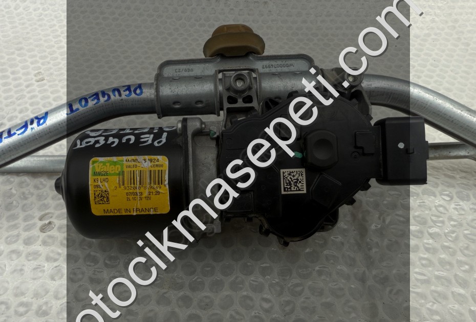 9816558880 Peugeot Rifter Ön Cam Silgi / Silecek Motoru ORJİNAL