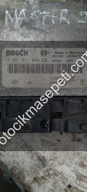 Renault master 2 motor beyni