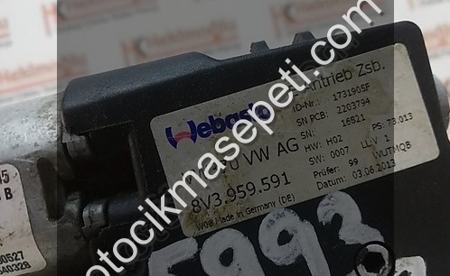 8V3959591 VW GOLF 7 LEON AUDI A3 SUNROOF MOTORU