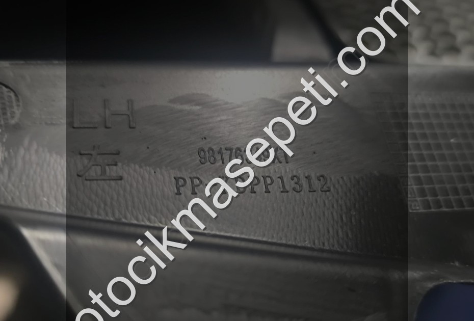 98176349XT 301-  C ELYSEE SOL CAM IZGARASI